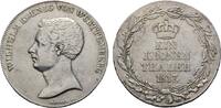 Württemberg Kronentaler Wilhelm I. 1816-1864 -