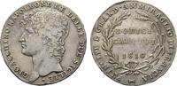 Italien-Neapel und Sizilien 12 Carlini (Piastra) Joachim Murat, König von Neapel, 1808-1815 -
