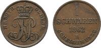 Oldenburg Cu 3 Schwaren Nicolaus Friedrich Peter 1853-1900 -