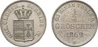 Oldenburg 1/2 Groschen Nicolaus Friedrich Peter 1853-1900 -