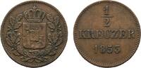 Bayern Cu 1/2 Kreuzer Maximilian II. 1848-1864 -