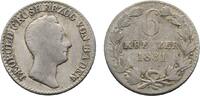 Baden-Durlach 6 Kreuzer Leopold 1830-1852 -