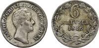 Baden-Durlach 6 Kreuzer Leopold 1830-1852 -