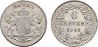 Baden-Durlach 6 Kreuzer Leopold 1830-1852 -