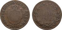 Baden-Durlach Cu 1/2 Kreuzer Carl Ludwig Friedrich 1811-1818 -