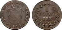 Baden-Durlach Cu Kreuzer Carl Ludwig Friedrich 1811-1818 -