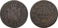 Baden-Durlach Cu Kreuzer Carl Ludwig Friedrich 1811-1818 -