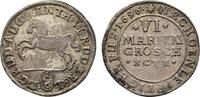 Braunschweig-Wolfenbüttel 6 Mariengroschen Rudolf August und Anton Ulrich 1685-1704 -