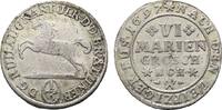 Braunschweig-Wolfenbüttel 6 Mariengroschen Rudolf August und Anton Ulrich 1685-1704 -