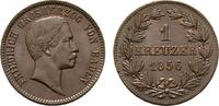 Baden-Durlach Cu Kreuzer Friedrich I. 1852-1907 -