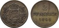 Bayern Cu 2 Pfennig Maximilian II. 1848-1864 -