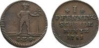 Braunschweig-Wolfenbüttel Cu Pfennig Karl Wilhelm Ferdinand 1780-1806 -