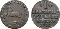 Braunschweig-Wolfenbüttel Cu Pfennig Karl Wilhelm Ferdinand 1780-1806 -