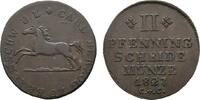 Braunschweig-Wolfenbüttel Cu 2 Pfennig Karl 1815-1830 -