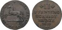Braunschweig-Wolfenbüttel Cu 2 Pfennig Karl 1815-1830 -