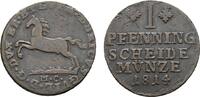 Braunschweig-Wolfenbüttel Cu Pfennig Friedrich Wilhelm 1806-1815 -