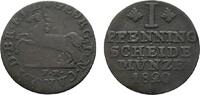 Braunschweig-Wolfenbüttel Cu Pfennig Karl 1815-1830 -