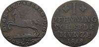 Braunschweig-Wolfenbüttel Cu Pfennig Karl 1815-1830 -