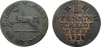 Braunschweig-Wolfenbüttel Cu Pfennig Karl 1815-1830 -