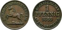 Braunschweig-Wolfenbüttel Cu Pfennig Wilhelm 1831-1884 -