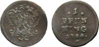 Bayern Cu Pfennig Karl Theodor 1777-1799 -