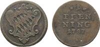 Bayern Cu Pfennig Karl Theodor 1777-1799 -