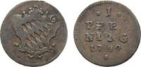 Bayern Cu Pfennig Karl Theodor 1777-1799 -