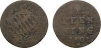 Bayern Cu Pfennig Maximilian IV. Joseph 1799-1805 -