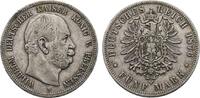 Preußen 5 Mark Wilhelm I. 1861-1888 -