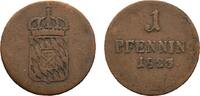 Bayern Cu Pfennig Maximilian I. Joseph 1806-1825 -