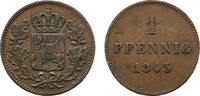 Bayern Cu Pfennig Ludwig I. 1825-1848 -