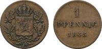 Bayern Cu Pfennig Ludwig I. 1825-1848 -