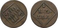 Bayern Cu Heller Karl Theodor 1777-1799 -