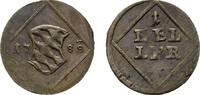 Bayern Cu Heller Karl Theodor 1777-1799 -