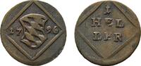 Bayern Cu Heller Karl Theodor 1777-1799 -