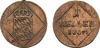 Bayern Cu Heller Maximilian I. Joseph 1806-1825 -
