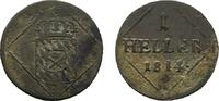 Bayern Cu Heller Maximilian I. Joseph 1806-1825 -