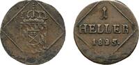 Bayern Cu Heller Maximilian I. Joseph 1806-1825 -