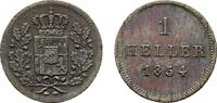 Bayern Cu Heller Maximilian II. 1848-1864 -