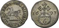 Braunschweig-Wolfenbüttel 6 Pfennig Rudolf August und Anton Ulrich 1685-1704 -
