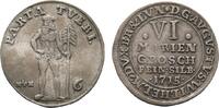 Braunschweig-Wolfenbüttel 6 Mariengroschen August Wilhelm 1714-1731 -