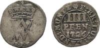 Braunschweig-Wolfenbüttel 4 Pfennig August Wilhelm 1714-1731 -