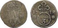 Braunschweig-Wolfenbüttel 3 Pfennig August Wilhelm 1714-1731 -
