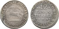 Braunschweig-Wolfenbüttel 1/12 Taler Karl I. 1735-1780 -