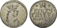 Braunschweig-Wolfenbüttel 1/6 Taler Karl I. 1735-1780 -