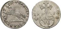 Braunschweig-Wolfenbüttel 6 Pfennig Karl I. 1735-1780 -