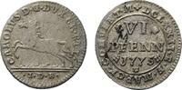 Braunschweig-Wolfenbüttel 6 Pfennig Karl I. 1735-1780 -