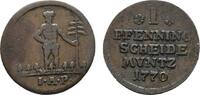 Braunschweig-Wolfenbüttel Cu Pfennig Karl I. 1735-1780 -