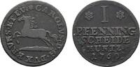Braunschweig-Wolfenbüttel Cu Pfennig Karl I. 1735-1780 -