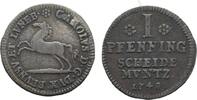 Braunschweig-Wolfenbüttel Cu Pfennig Karl I. 1735-1780 -